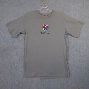 Grateful Dead Shirt Adult Small Gray Liquid Blue Dead Is Better Band Tee 2007